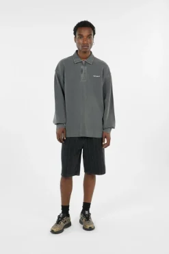 Pique Script Sweat - Sweatshirt | Noir