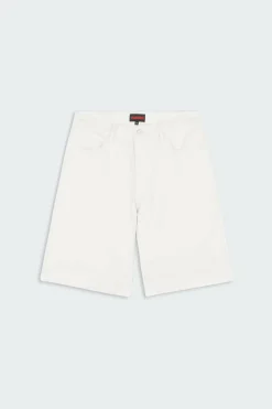 PLASTER BAGGY SHORTS - Short | Blanc