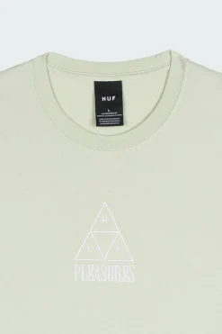 PLEASURES DYED - T-SHIRT | Vert