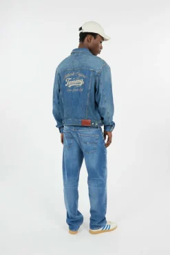 PLEATED TRUCKER JACK - Veste | Bleu