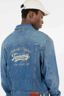 PLEATED TRUCKER JACK - Veste | Bleu