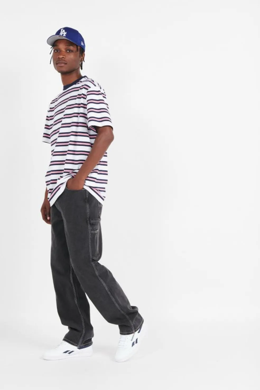 POCKET CORE STRIPES - T-shirt | Bleu