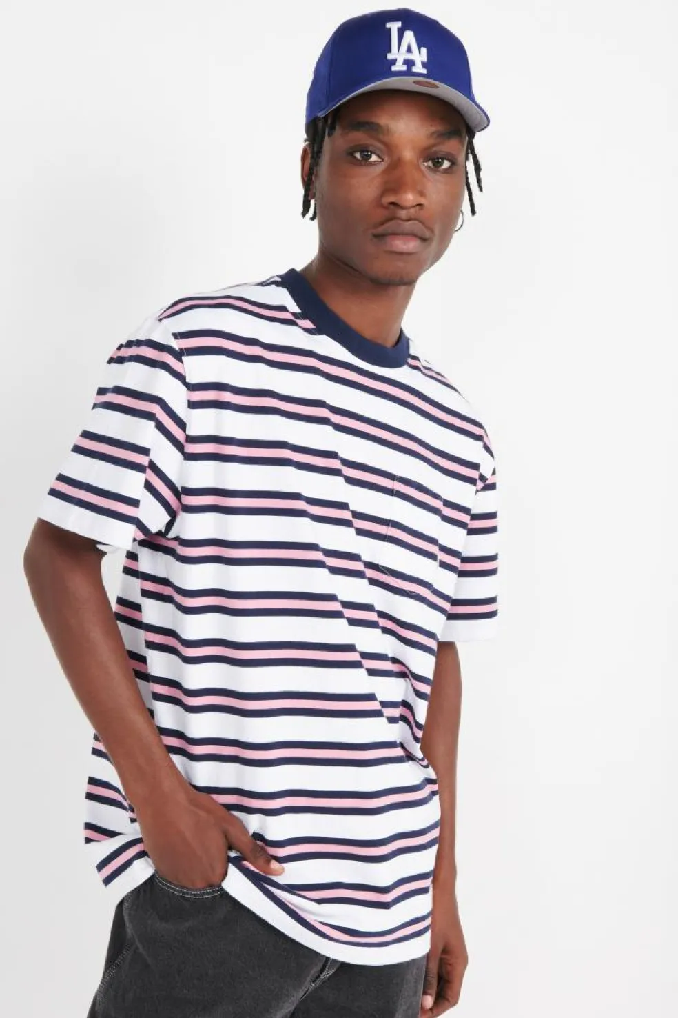 POCKET CORE STRIPES - T-shirt | Bleu