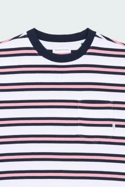 POCKET CORE STRIPES - T-shirt | Bleu