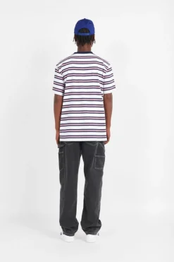 POCKET CORE STRIPES - T-shirt | Bleu