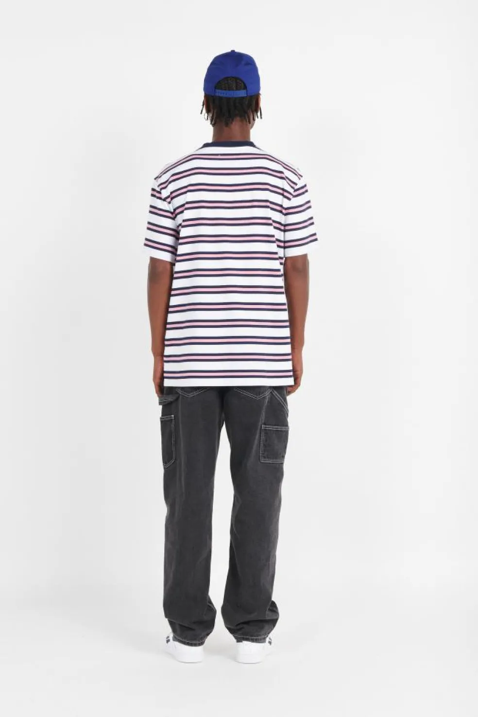 POCKET CORE STRIPES - T-shirt | Bleu