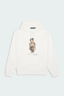 Polo Bear Fleece Hoodie - Hoodie | Blanc