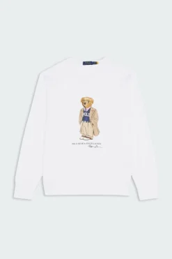 Polo Bear Fleece Sweatshirt - Sweatshirt | Blanc