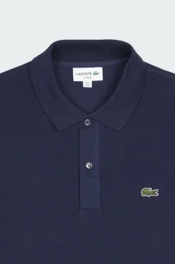 Polo slim-fit en coton | Bleu