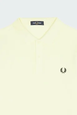 Polo slim-fit en coton piqué | Jaune
