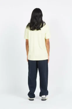 Polo slim-fit en coton piqué | Jaune