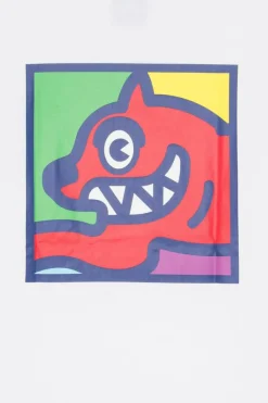 POP ART RUNNING DOG - T-shirt | Blanc