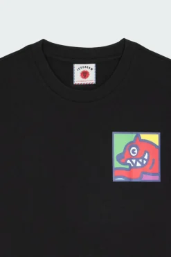 POP ART RUNNING DOG - T-shirt | Noir