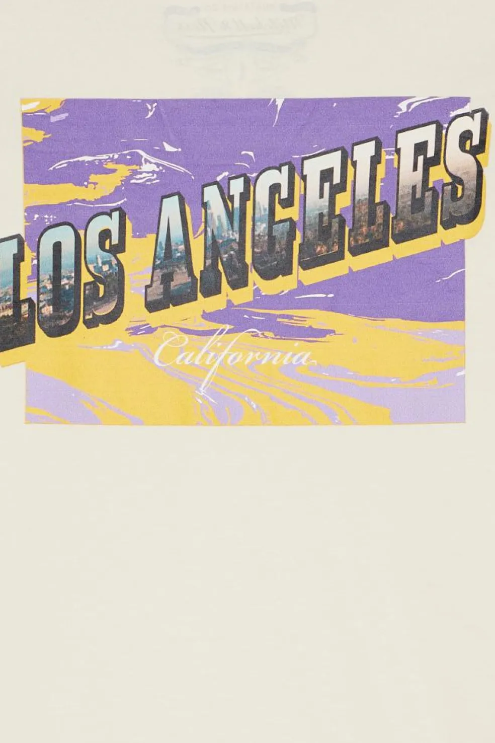 POST CARD TEE - T-shirt | Beige