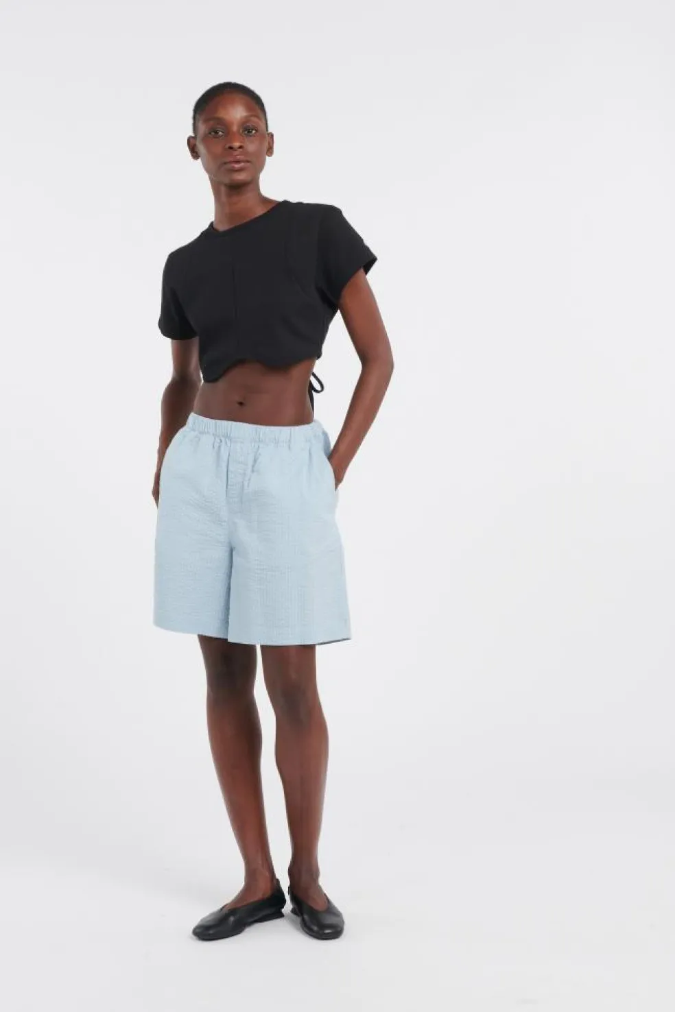 PRIDE CROPPED BOXY F - Top | Noir
