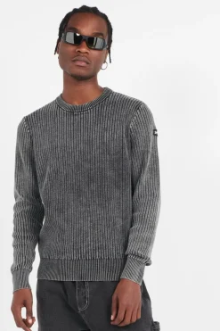 PULL COL ROND RIB - Pull | Noir