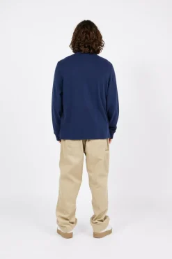 Pull demi-zippé côtelé Estate - Sweatshirt | Bleu