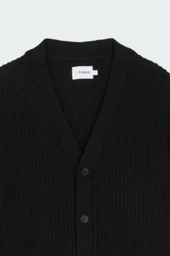 PULL F4GFD003 ABATE CARDI 010 B - Cardigan | Noir