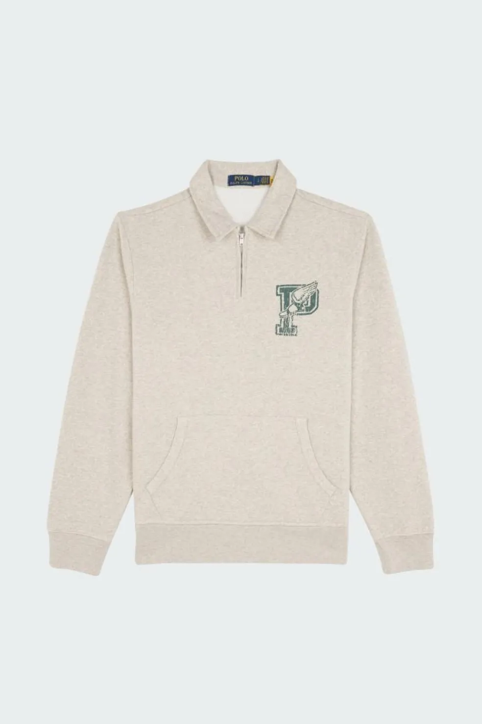 P-Wing Fleece Collared Sweatshirt - Sweatshirt zippé | Gris