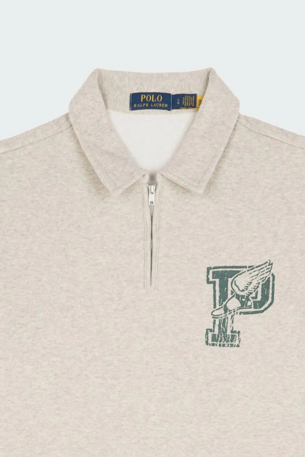 P-Wing Fleece Collared Sweatshirt - Sweatshirt zippé | Gris