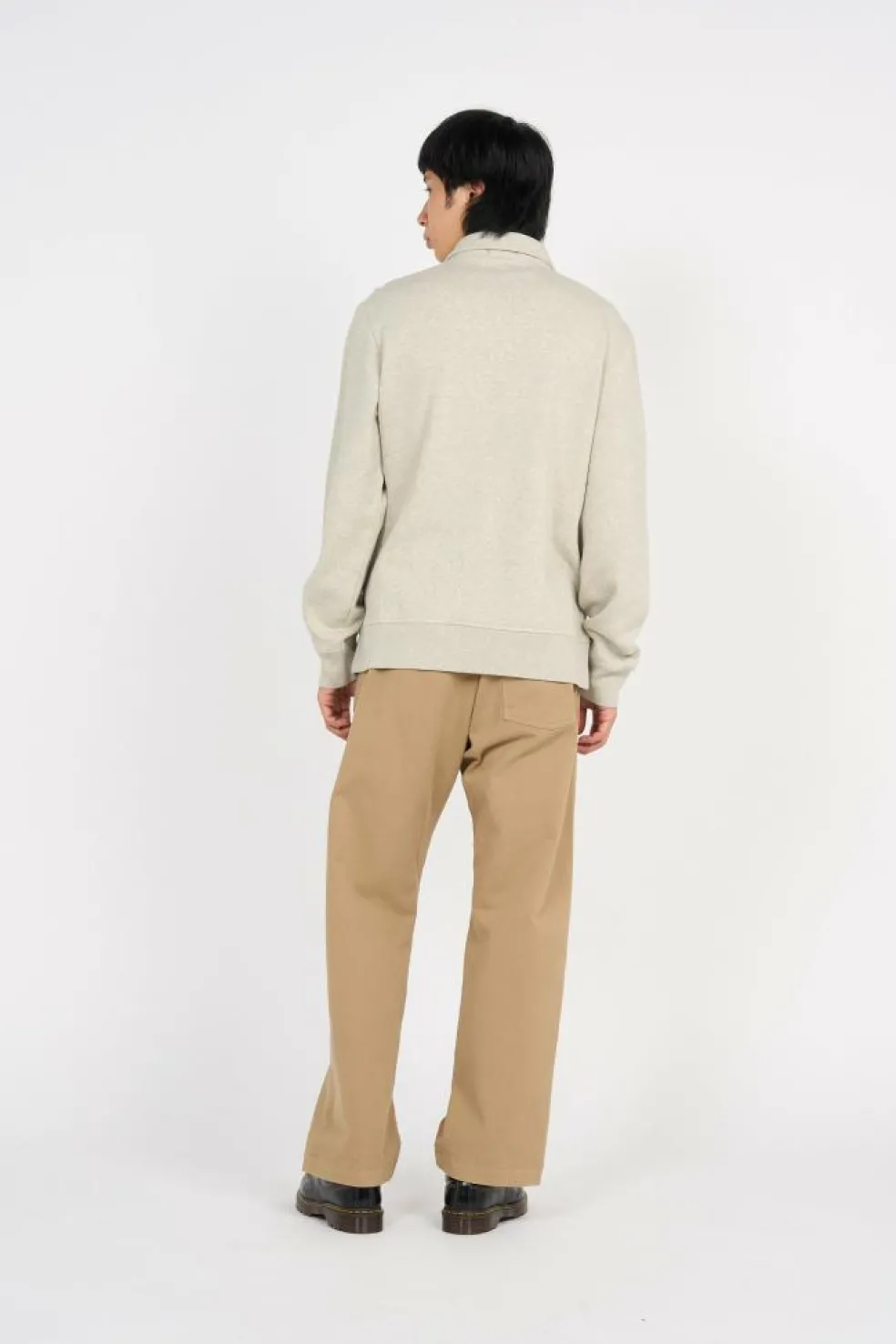 P-Wing Fleece Collared Sweatshirt - Sweatshirt zippé | Gris