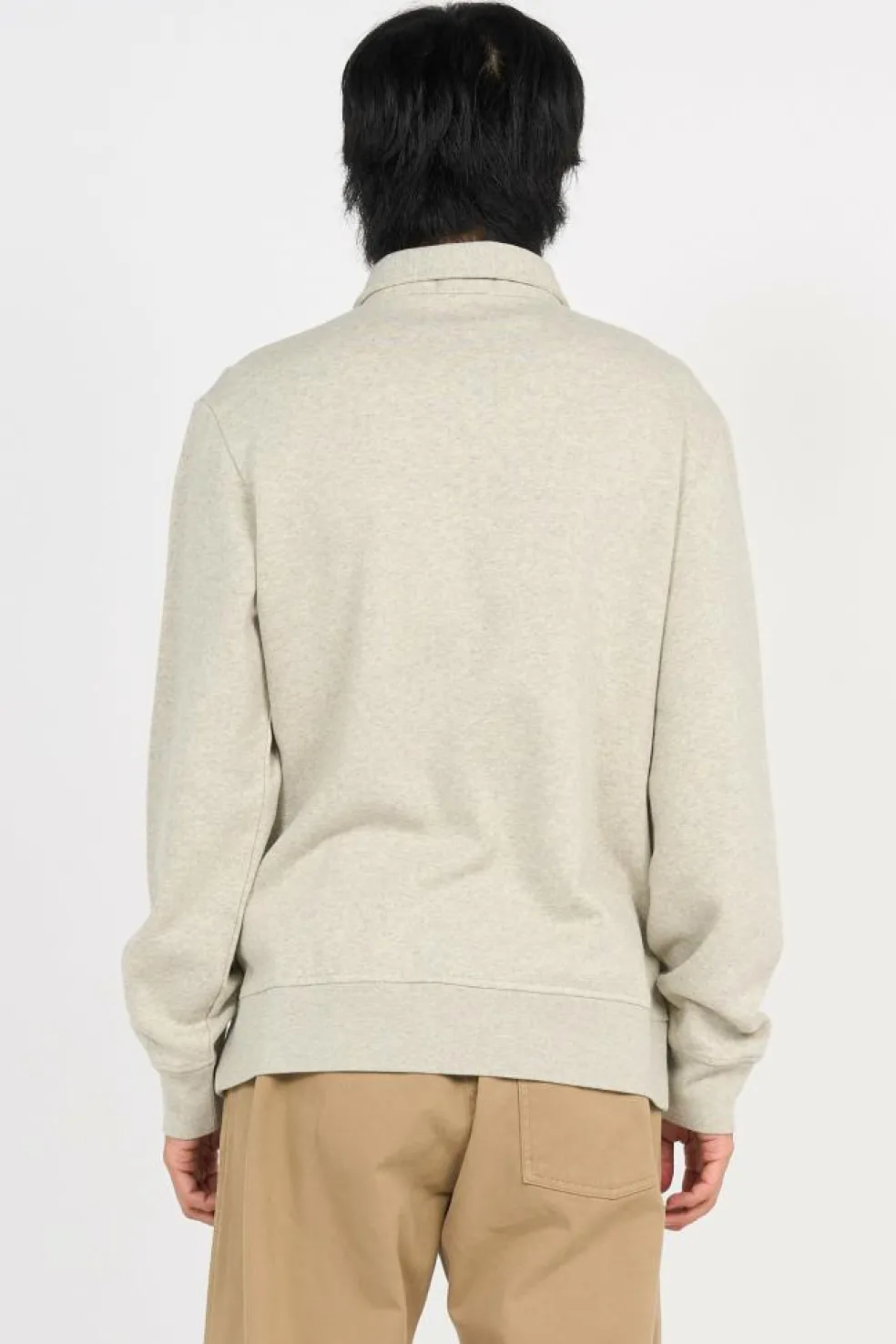 P-Wing Fleece Collared Sweatshirt - Sweatshirt zippé | Gris