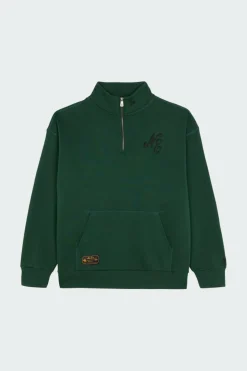 QUARTER ZIP NEWERA - Sweatshirt | Vert