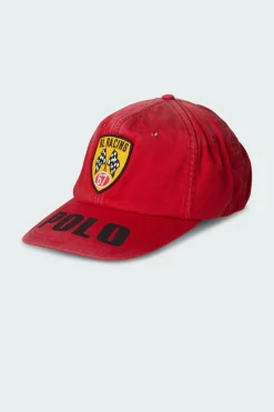 Racing-Patch Twill Ball Cap - Casquette | Rouge
