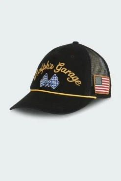Ralph’s Garage Canvas Trucker Cap - Casquette | Noir