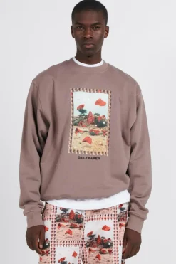 rashad sweater - Sweatshirt | Marron