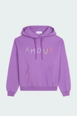 REAUMUR AMOUR SCRAWL/GOTS - Hoodie | Violet
