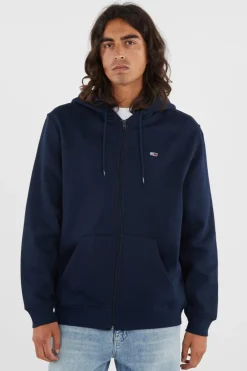 REG S FLAG ZIP T - Hoodie zippé | Bleu