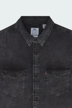 RELAXED FIT WESTERN - Chemise | Gris