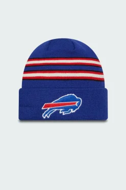 RETRO CUFF KNIT, - Bonnet | Bleu