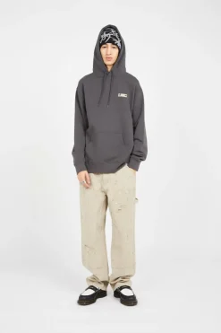 RETRO MOVING LOGO HOODIE - Hoodie | Gris