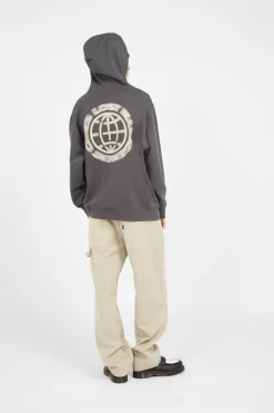 RETRO MOVING LOGO HOODIE - Hoodie | Gris