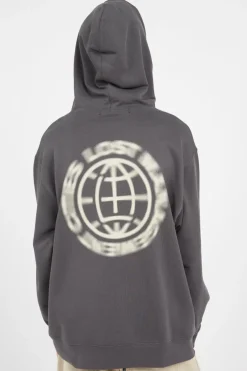 RETRO MOVING LOGO HOODIE - Hoodie | Gris