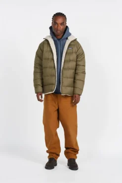 Reversible Silent Down - Doudoune | Kaki