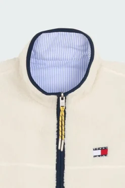 REVERSIBLE TEDDY - Gilet | Blanc