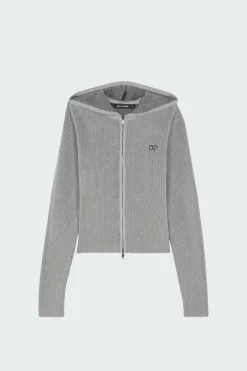 RIB KNIT - Gilet | Gris