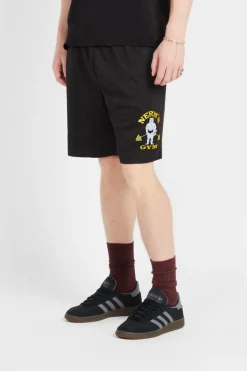 Ripped and Dipped Mesh Shorts - Short | Noir