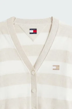 RLX STRIPE CARDI - Gilet | Beige