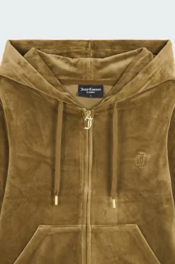 ROBERTSON HOODIE GOLD HARDWARE - Hoodie zippé | Kaki