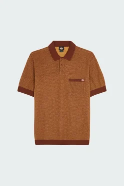 ROCKY KNIT POLO SS OAK BUFF - Polo | Jaune