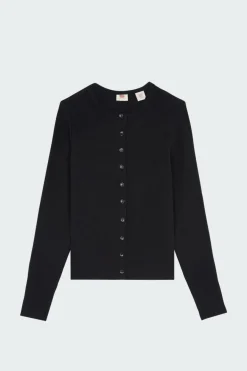 RORY LS BUTTON UP - Gilet | Noir