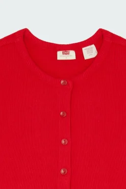 RORY SL BUTTON UP - Débardeur | Rouge