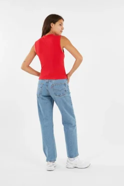 RORY SL BUTTON UP - Débardeur | Rouge