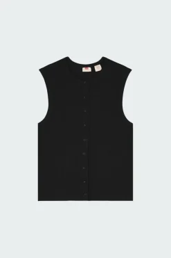 RORY SL BUTTON UP - Débardeur | Noir