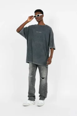 roshon ss t-shirt - T-shirt | Gris