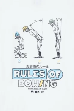rules of bowing - T-shirt | Blanc